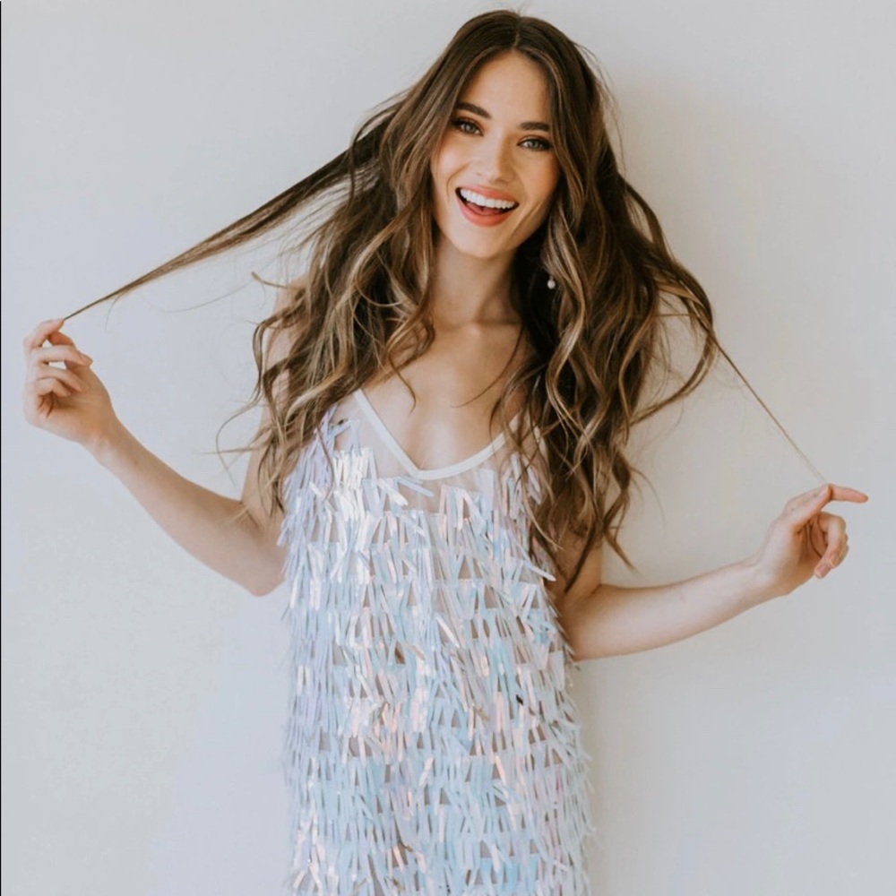 Untamed Petals Disco Party Dress